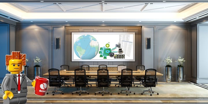 A Lego Model of Capitalist Central Planning